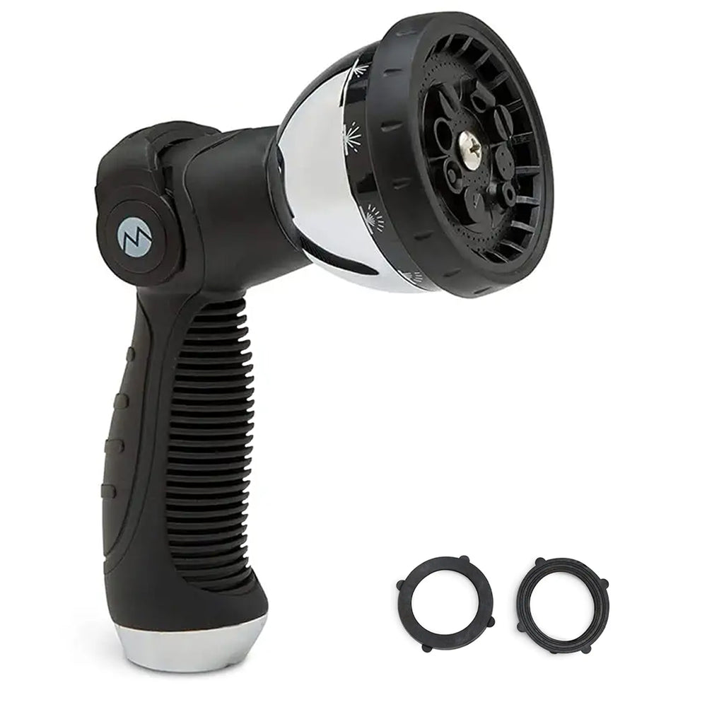 Morvat Water Hose Nozzle Sprayer with 10 Spray Patterns