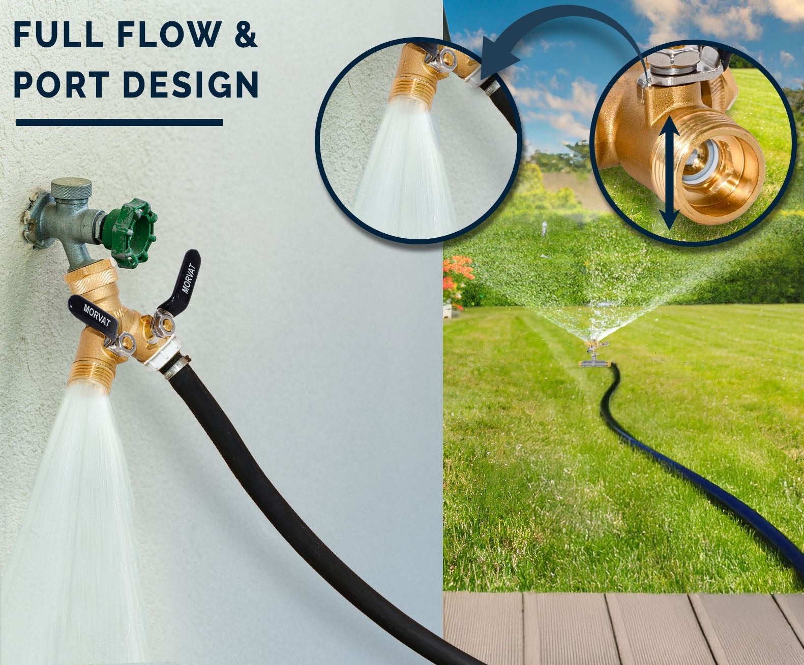 Morvat Garden Hose Splitter - Thumbnail 4