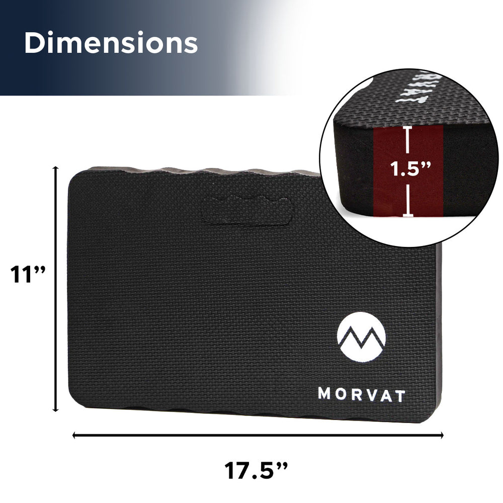 
                  
                    Morvat Heavy Duty Black Garden Kneeler Pad, 17.5x11
                  
                