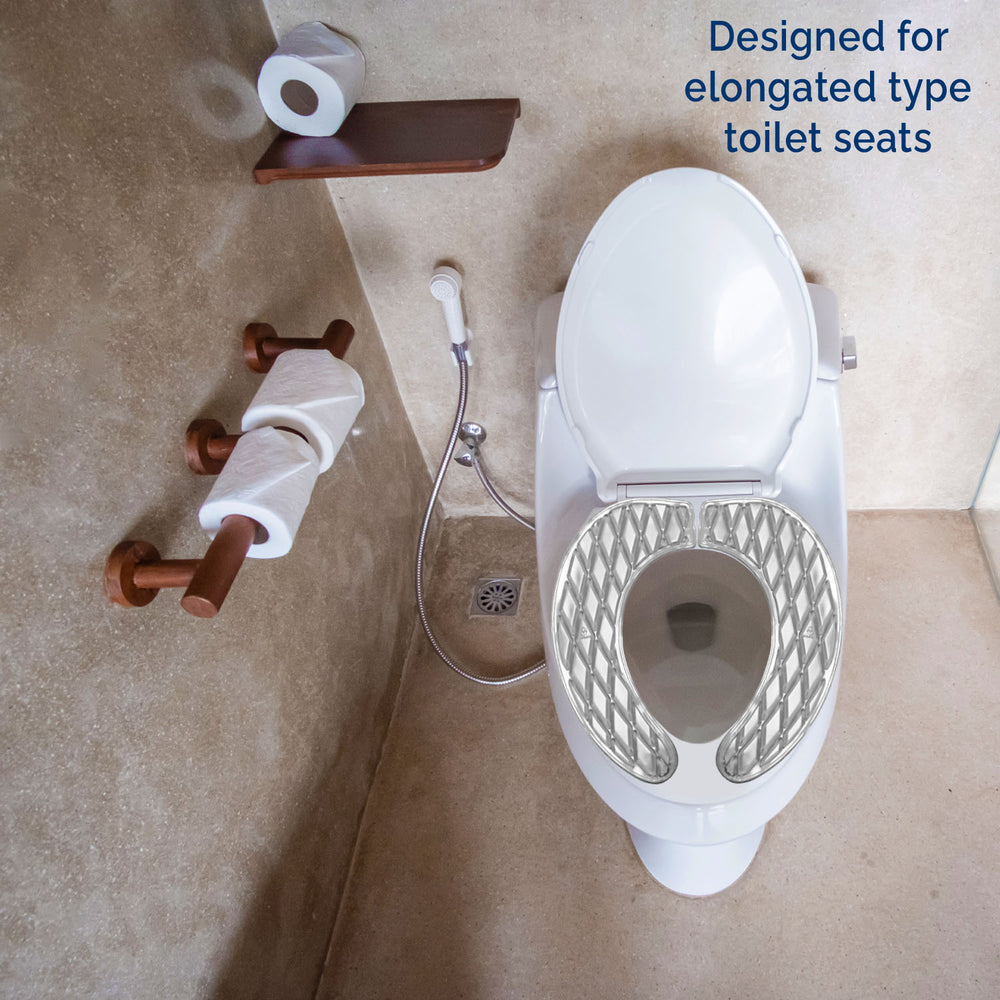 Vive Gel Toilet Seat Cushion Cover - Fits Elongated and Standard Toilet  Models 