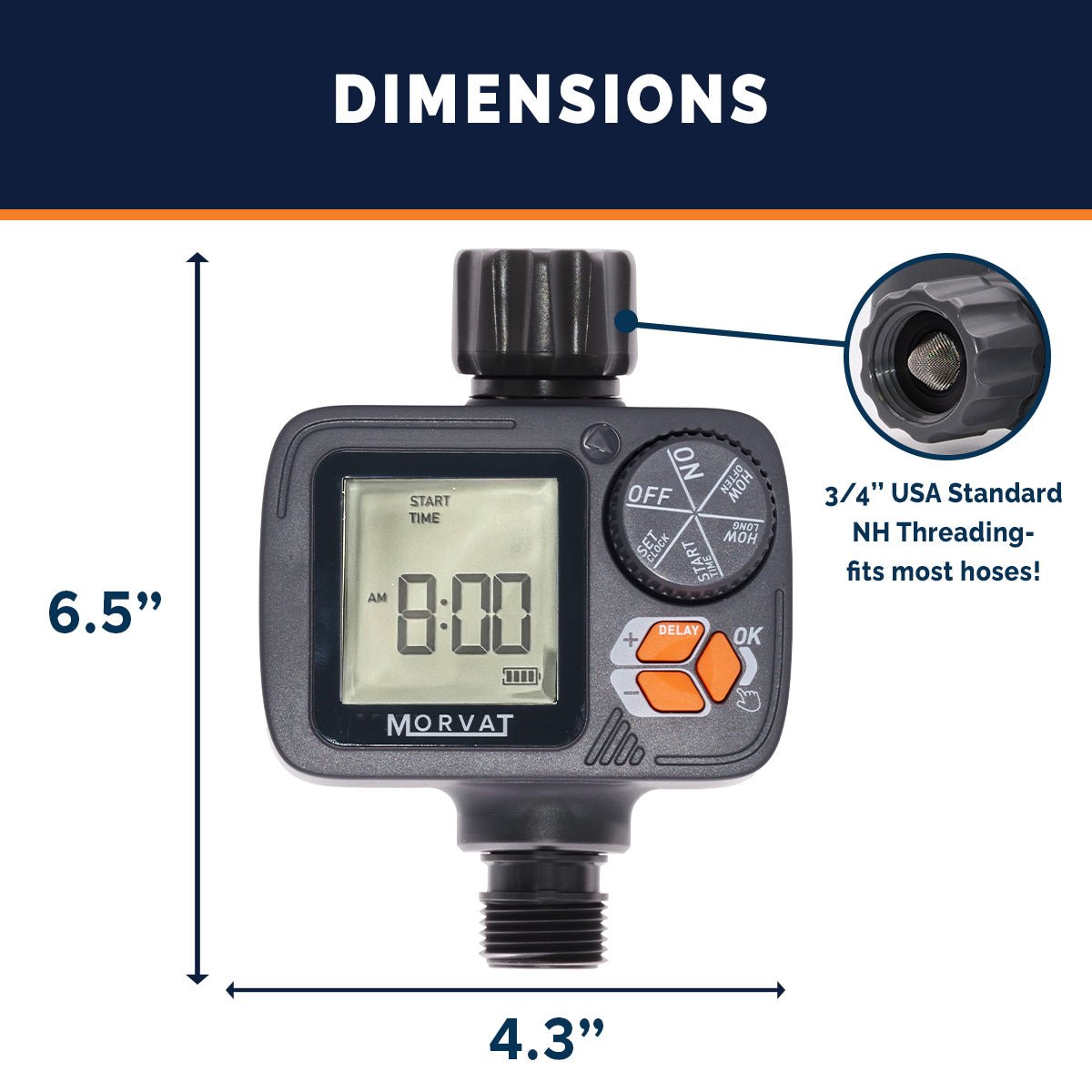 
                  
                    Morvat Garden Hose Timer Water with Rain Delay
                  
                