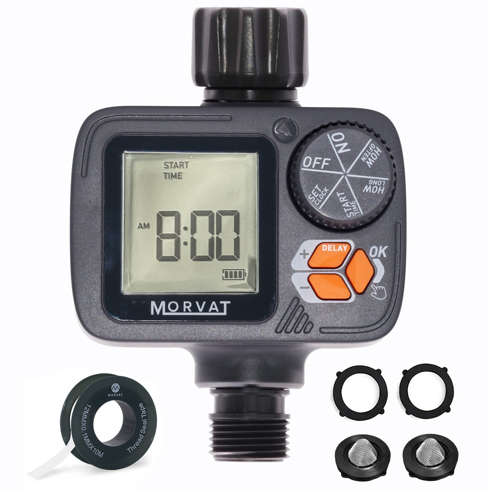 Morvat Garden Hose Timer Water with Rain Delay