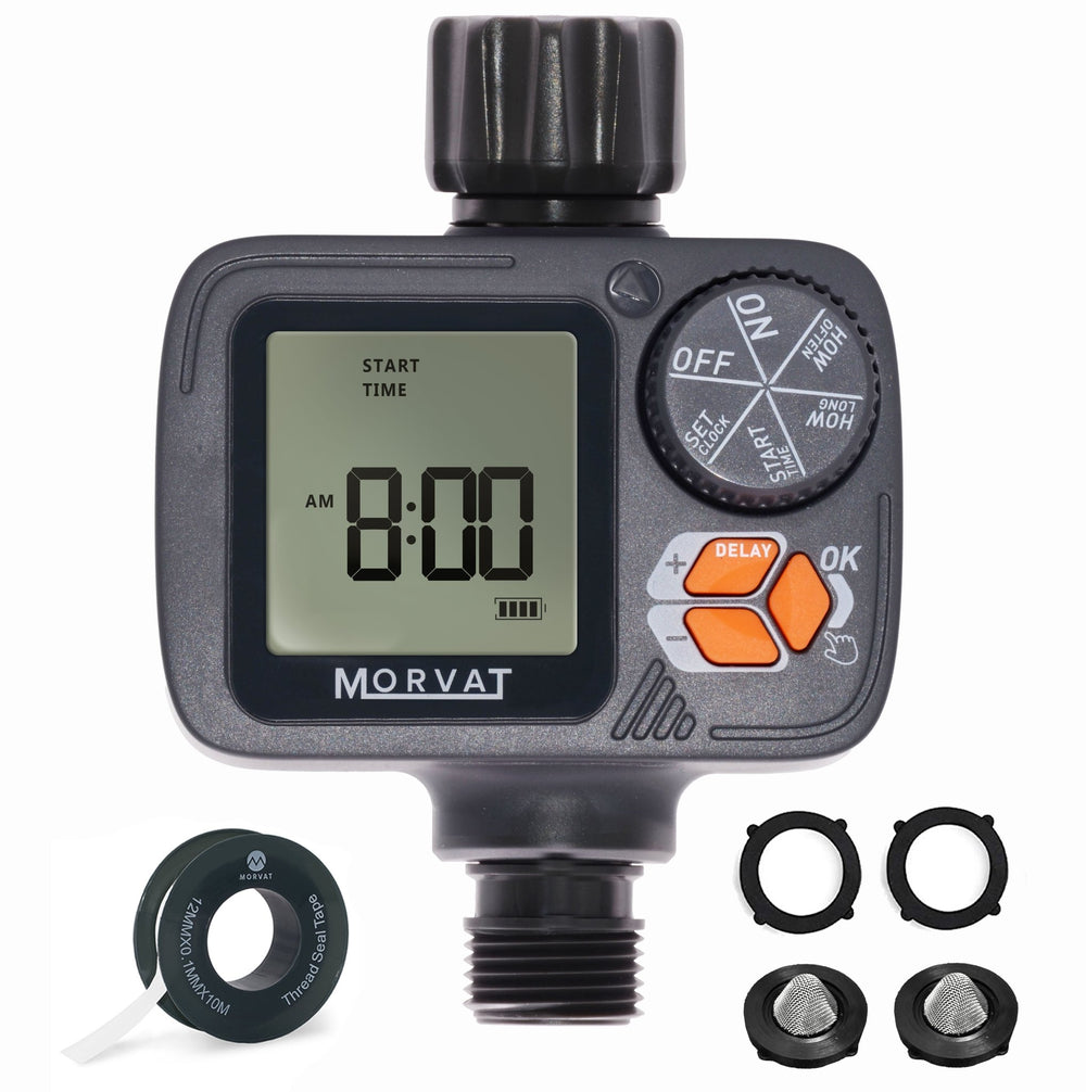 Morvat Garden Hose Timer Water with Rain Delay