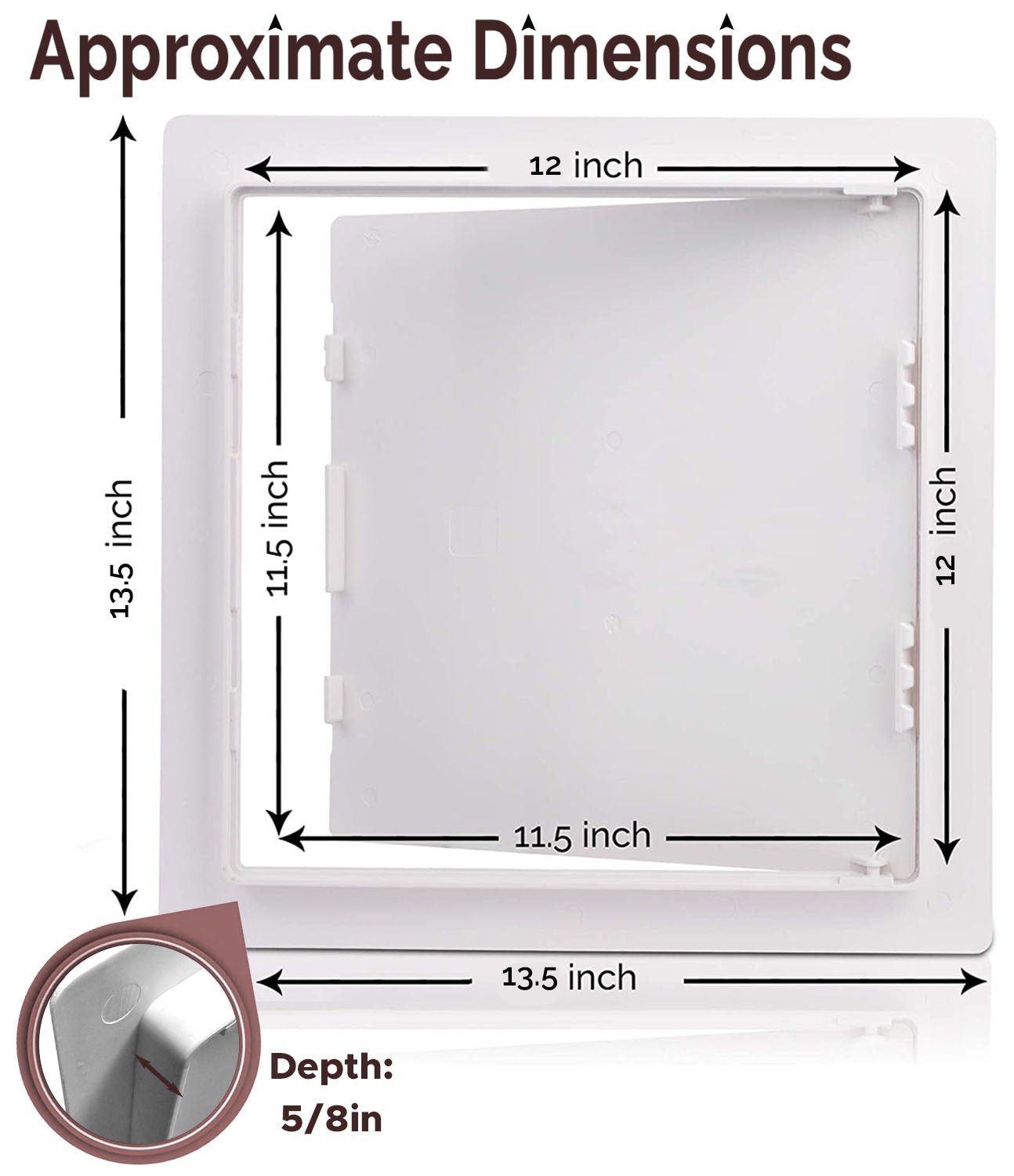 
                  
                    Morvat Access Panel with Door for Drywall & Ceiling
                  
                