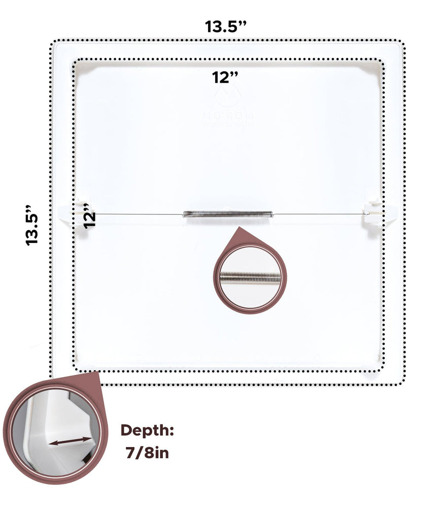 
                  
                    Morvat 12x12 Spring Access Panel for Drywall & Ceiling
                  
                