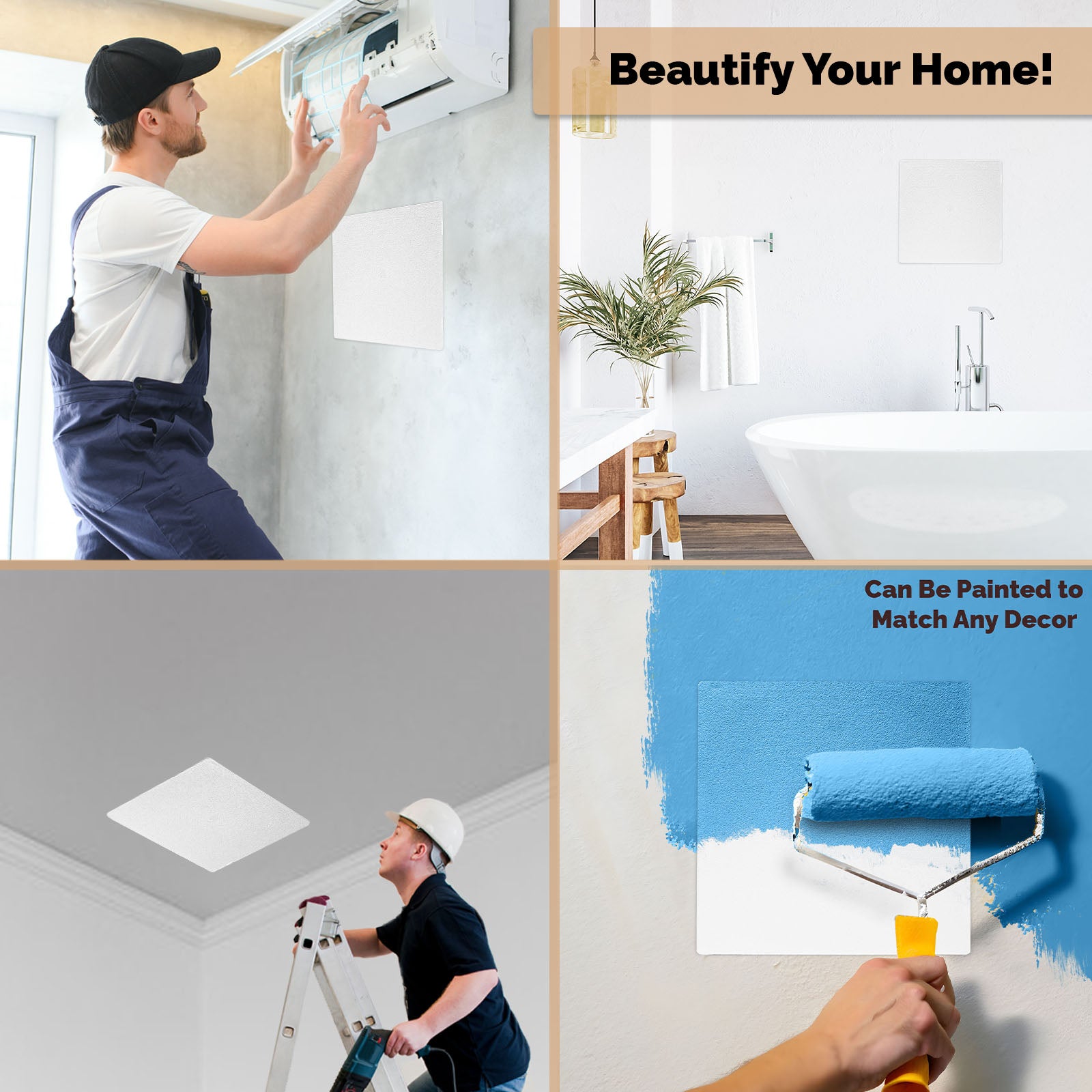 Drywall Spring Access Panel for Wires, Pipes etc. | Morvat