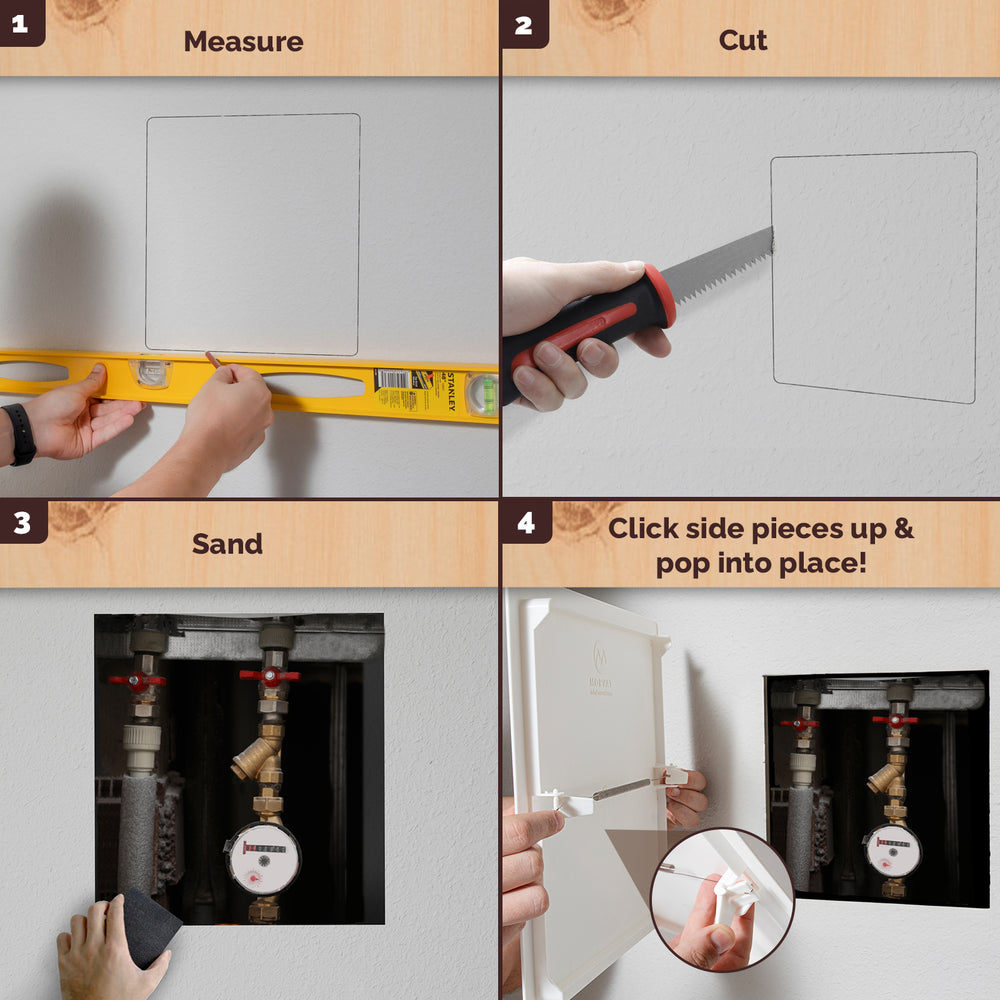 
                  
                    Morvat 12x12 Spring Access Panel for Drywall & Ceiling
                  
                