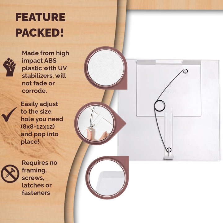 
                  
                    Morvat 12x12 Adjustable Spring Access Panel for Drywall & Ceiling
                  
                