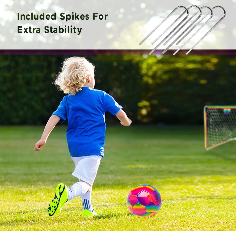 
                  
                    Morvat Soccer Goal Net Set para niños, niñas y niños, interior y exterior
                  
                