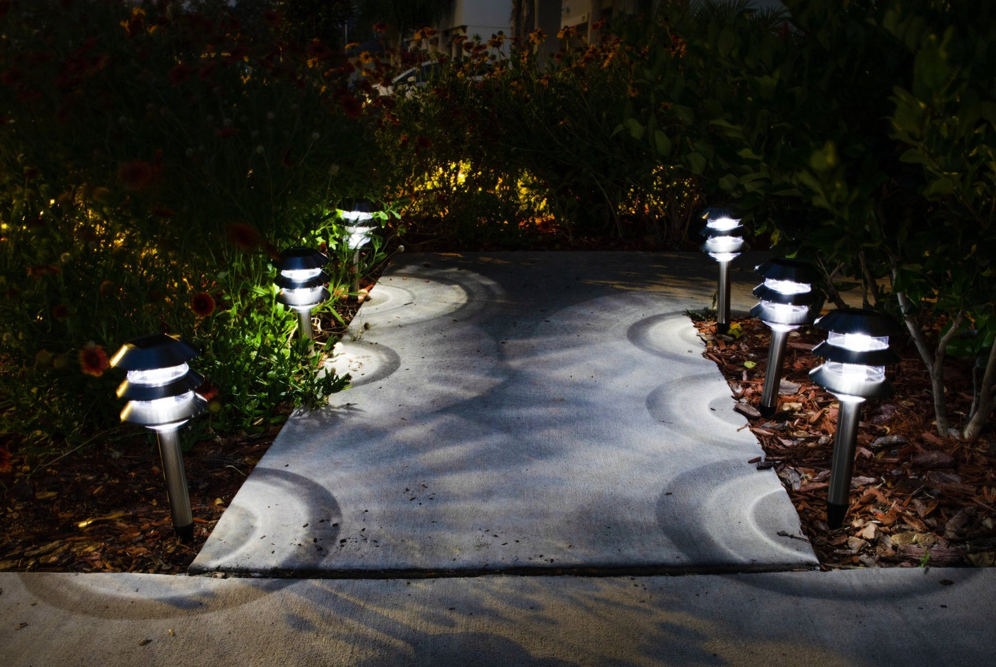 
                  
                    Morvat LED Stainless Steel Outdoor Landscape Pathway Solar Lights, 6 pack
                  
                