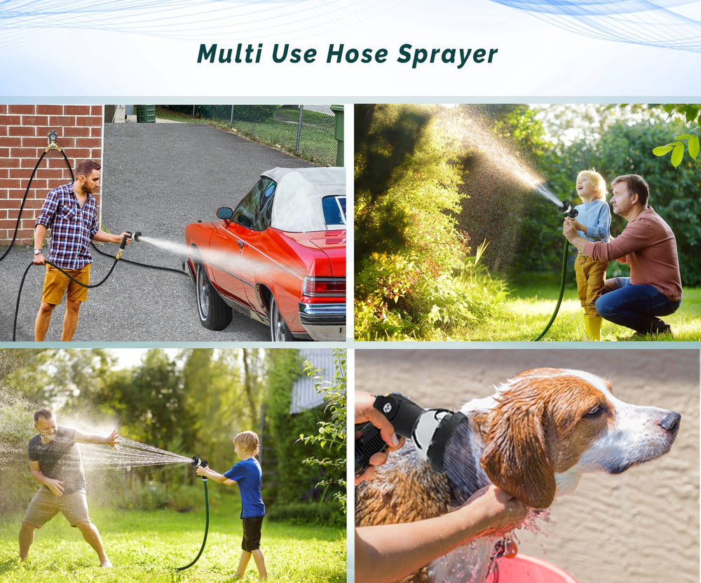 
                  
                    Morvat Water Hose Nozzle Sprayer with 10 Spray Patterns
                  
                
