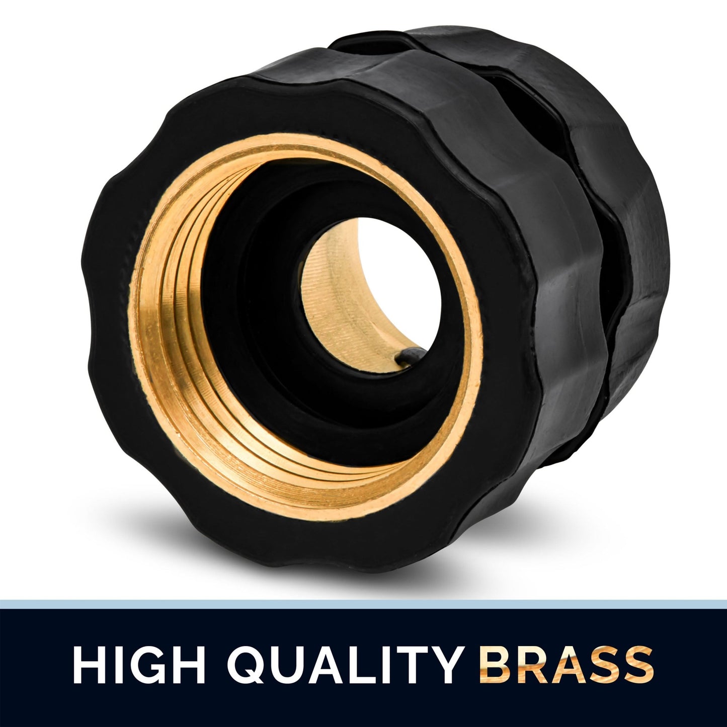 
                  
                    Morvat Brass Quick Hose Connector | Easily Add Attachments to Garden Hose
                  
                