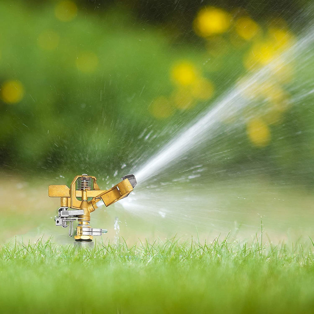 
                  
                    Aspersor de césped de agua de impacto ajustable para patio y jardín
                  
                